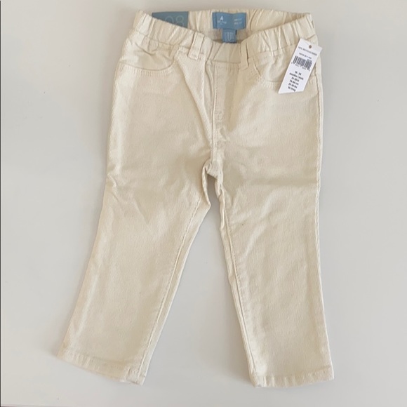 *4 for $20* NWT BabyGap Cream Corduroy Jeggings - Picture 1 of 7